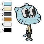 Fanboy and Chum Chum Gumball Embroidery Design